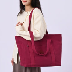 Waterproof Nylon Tote Bag Solid Shoulder Carry on Handbag