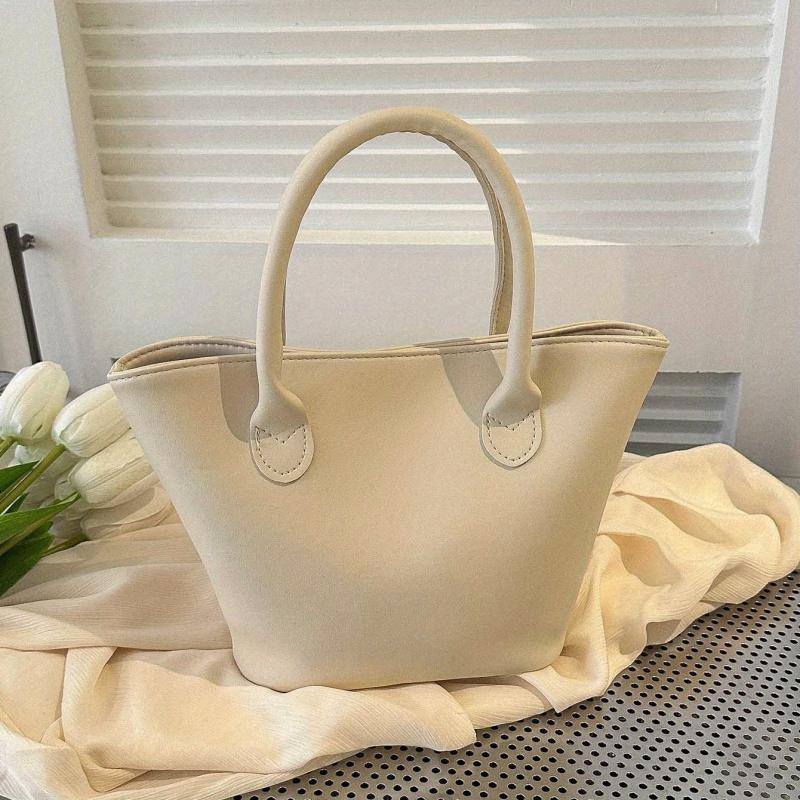 Mini PU Leather Tote Bag Portable Satchel Purse For Work