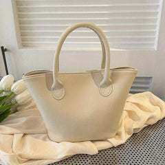 Mini PU Leather Tote Bag Portable Satchel Purse For Work