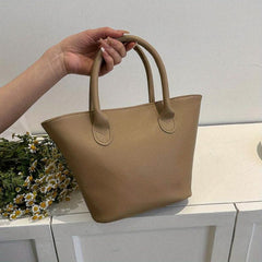 Mini PU Leather Tote Bag Portable Satchel Purse For Work