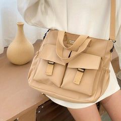 Letter Patch Messenger Bag Crossbody Bag Women's