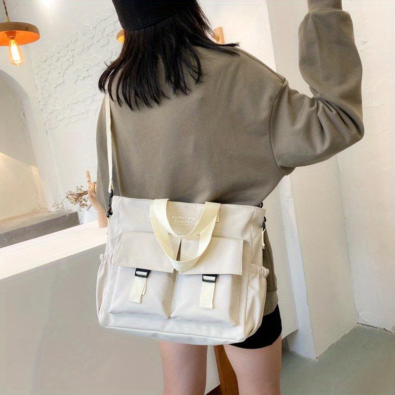Letter Patch Messenger Bag Crossbody Bag Women's