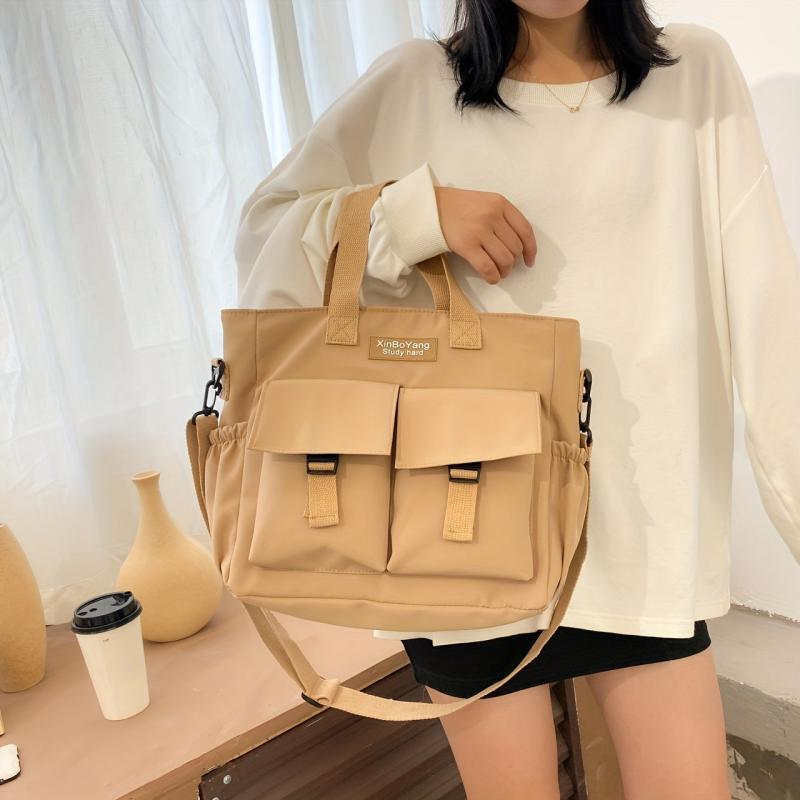 Letter Patch Messenger Bag Crossbody Bag Women's