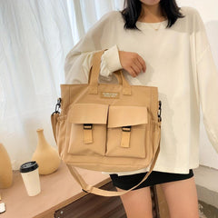 Letter Patch Messenger Bag Crossbody Bag Women's