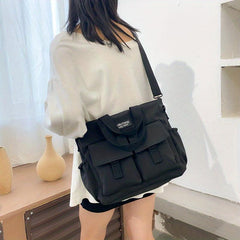 Letter Patch Messenger Bag Crossbody Bag Women's