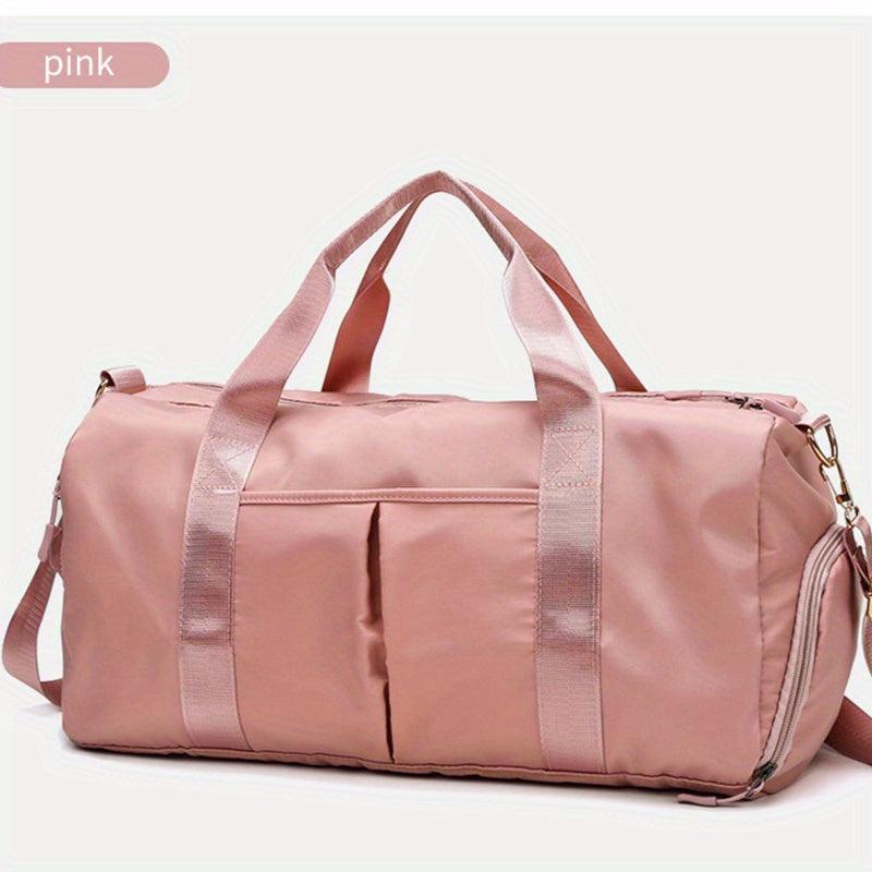 Outdoor Nylon Sports Duffle Bag Large Capacity Gym Bag Waterproof Travel Luggage