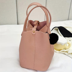 Large Capacity PU Leather Satchel Tote Bag