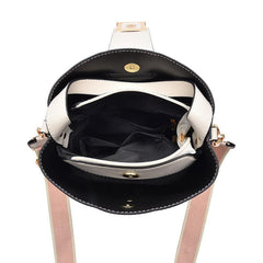 Gradient Bucket Bag Top Handle Handbag Shoulder Strap Versatile Tote & Crossbody
