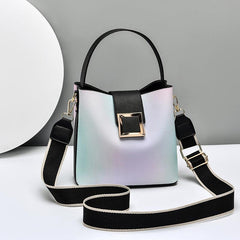 Gradient Bucket Bag Top Handle Handbag Shoulder Strap Versatile Tote & Crossbody