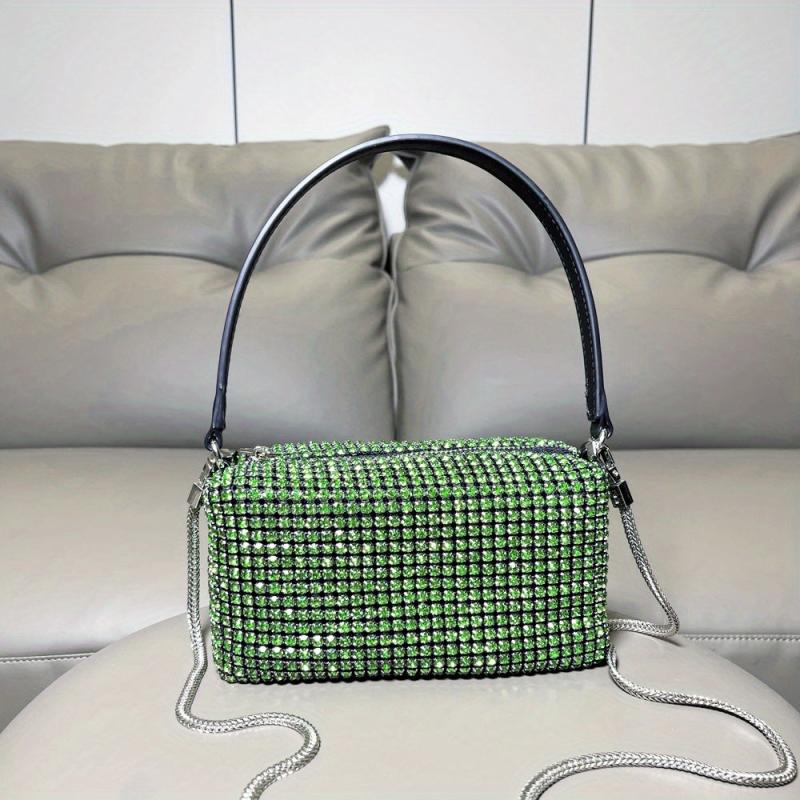 Rhinestone Evening Handbag Wedding Prom Purse Mini Chain Crossbody Bag