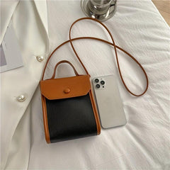 Colorblock Square Shoulder Bag Lightweight Crossbody Bag