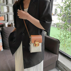 Flap Cell Phone Crossbody Bag PU Leather Textured Bag Purse