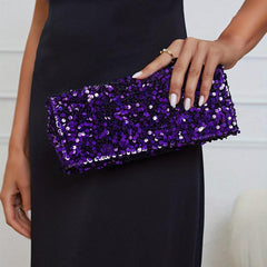 Sequins Evening Bag Women Wedding Bride Purse Clutch Dinner Party