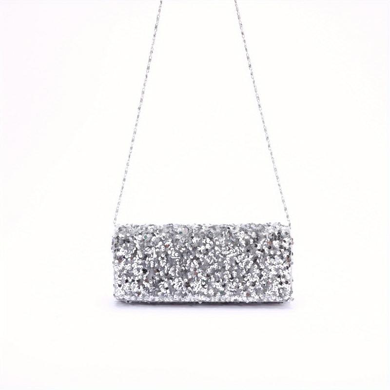 Sequins Evening Bag Women Wedding Bride Purse Clutch Dinner Party
