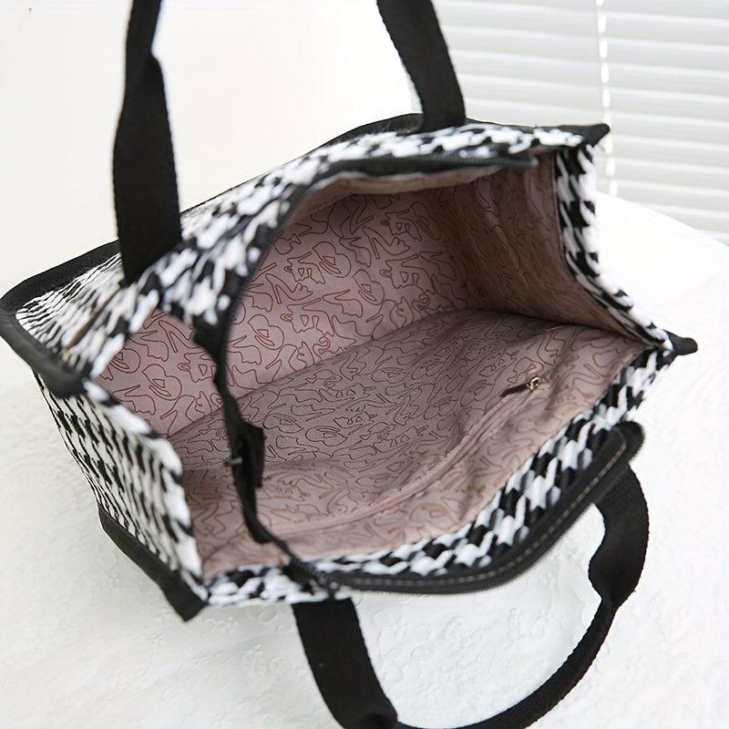 All Over Pattern Satchel Bag Storage for Work
