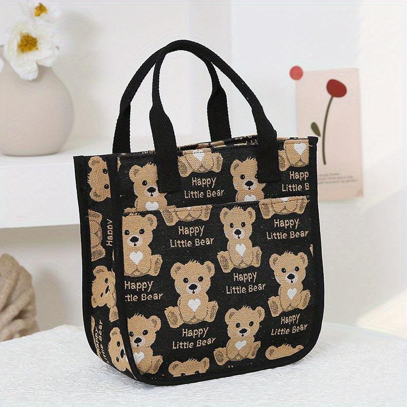 All Over Pattern Satchel Bag Storage for Work