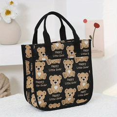 All Over Pattern Satchel Bag Storage for Work