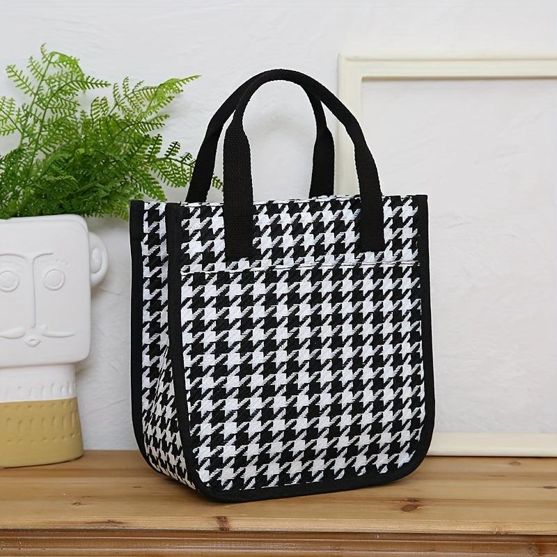 All Over Pattern Satchel Bag Storage for Work