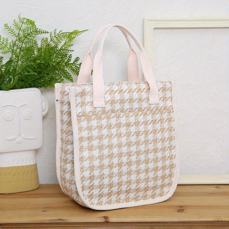 All Over Pattern Satchel Bag Storage for Work