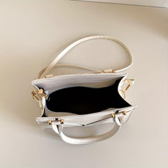Classic Crossbody Bag PU Leather Top Handle Satchel Purse