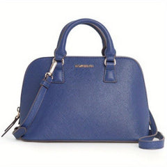 Large Capacity Shoulder Bag PU Leather Zipper Handbag