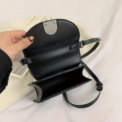 Stone Pattern Top Handle Crossbody Bag Classic Shoulder Bag