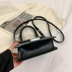 Stone Pattern Top Handle Crossbody Bag Classic Shoulder Bag
