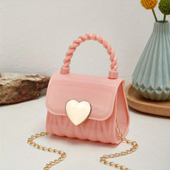 Versatile Mini Solid Silicone Crossbody Bag for Women