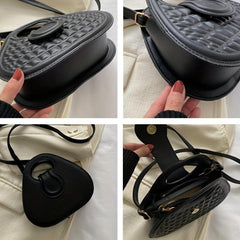 Quilted PU Leather Shoulder Bag Women's Crossbody Purse