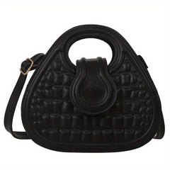 Quilted PU Leather Shoulder Bag Women's Crossbody Purse