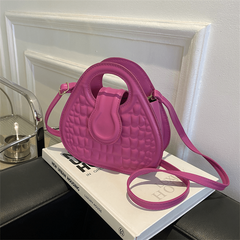 Quilted PU Leather Shoulder Bag Women's Crossbody Purse