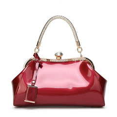 Glossy Rhinestone Tote Bag for Women - Wedding