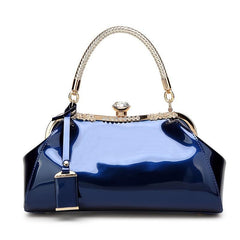 Glossy Rhinestone Tote Bag for Women - Wedding