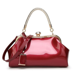 Glossy Rhinestone Tote Bag for Women - Wedding
