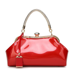 Glossy Rhinestone Tote Bag for Women - Wedding