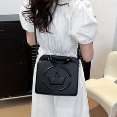 Solid Color Crossbody Tote Bag for Women