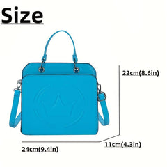Solid Color Crossbody Tote Bag for Women