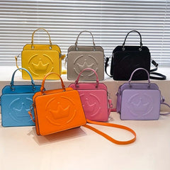 Solid Color Crossbody Tote Bag for Women
