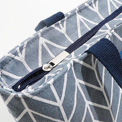 Portable Carton Lunch Bag with Thermal Insulation Layer