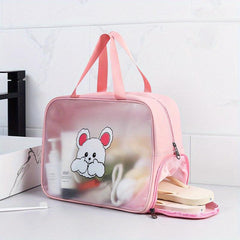 Travel Wash Bag with Shoe Compartment Waterproof Beach Bag