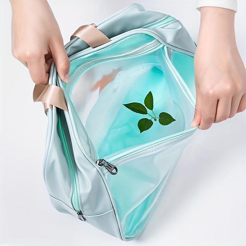 Travel Wash Bag with Shoe Compartment Waterproof Beach Bag