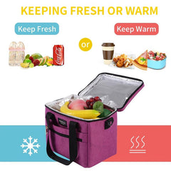 Large Capacity Breast Milk Cooler Bag with Ice Pack for Baby Bottles