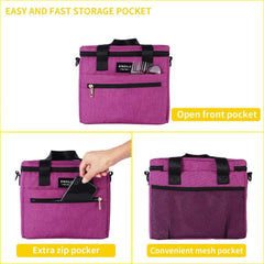 Large Capacity Breast Milk Cooler Bag with Ice Pack for Baby Bottles