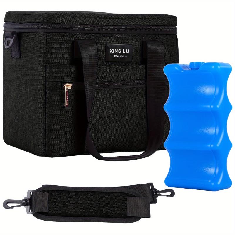 Large Capacity Breast Milk Cooler Bag with Ice Pack for Baby Bottles
