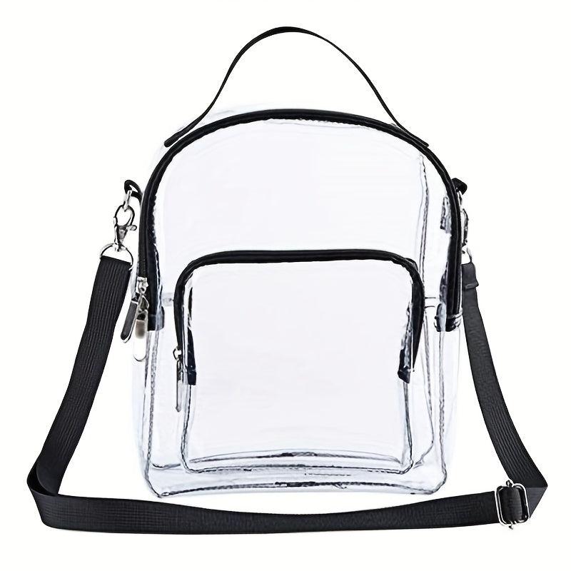 Clear Stadium Approved Crossbody Bag with Front Pocket