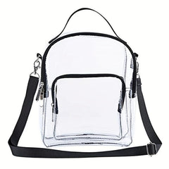 Clear Stadium Approved Crossbody Bag with Front Pocket
