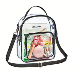 Clear Stadium Approved Crossbody Bag with Front Pocket