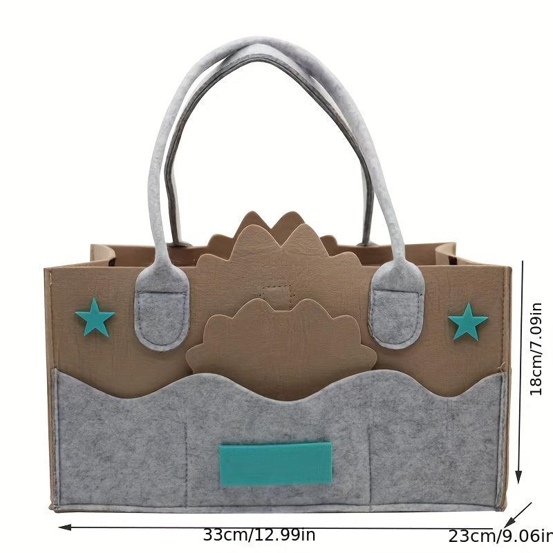 3D Cartoon Pattern Felt Handbag Tote Bag