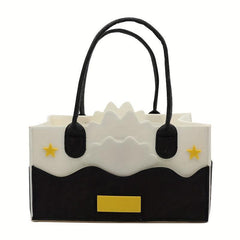 3D Cartoon Pattern Felt Handbag Tote Bag