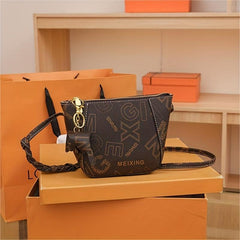 Vintage Mobile Phone Crossbody Bag PU Leather Textured Bag Purse